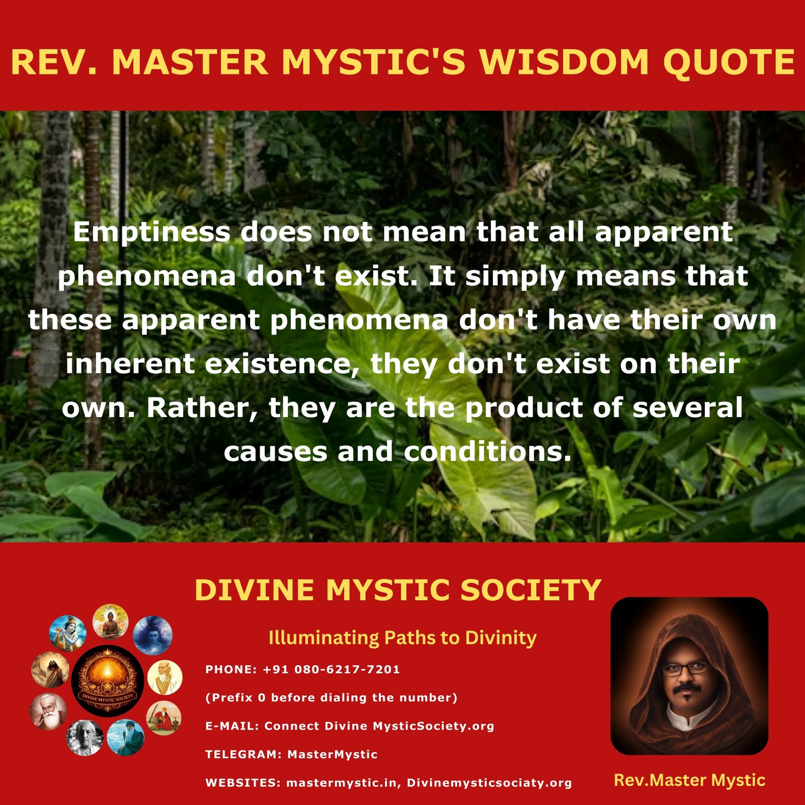 Rev Master Mystic.s Wisdom Quote No 09