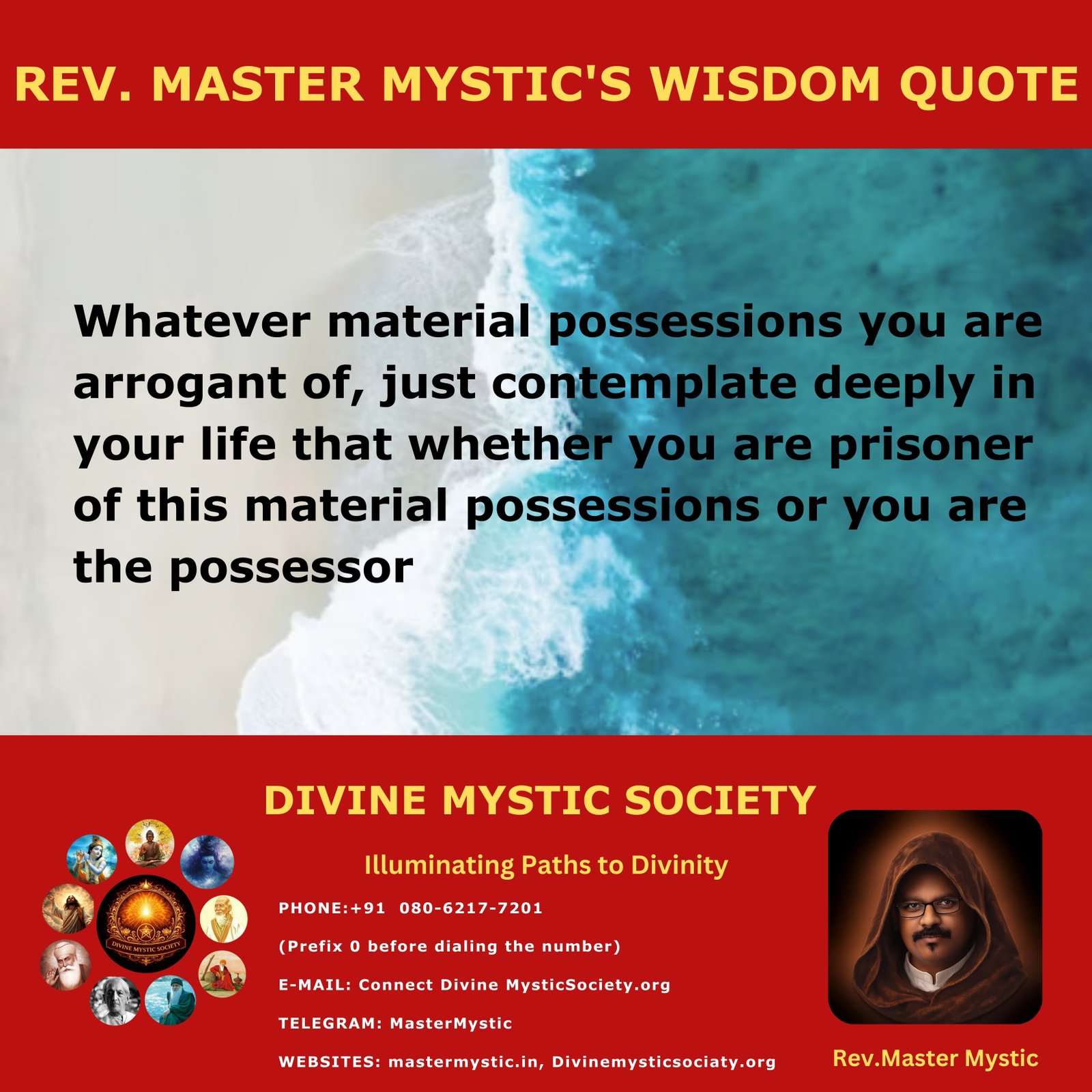 Rev Master Mystic.s Wisdom Quote No 10
