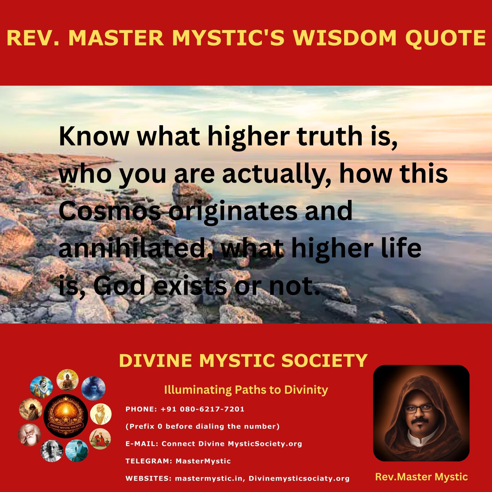 Rev Master Mystic.s Wisdom Quote No 12